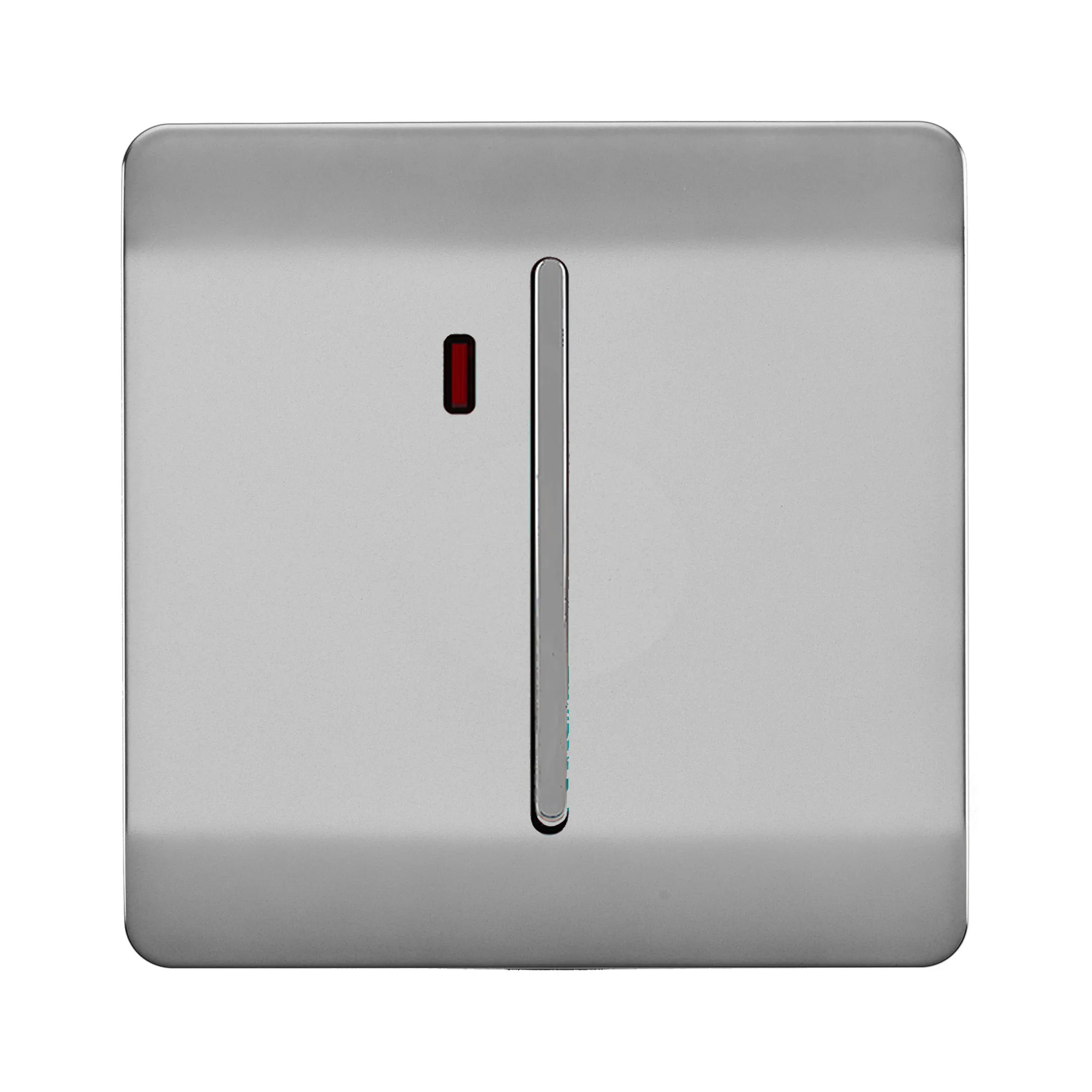 Brushed Steel Wiring Accessories Trendi Decorative Screwless Brushed Steel Wiring Accessories Trendi Decorative Screwless